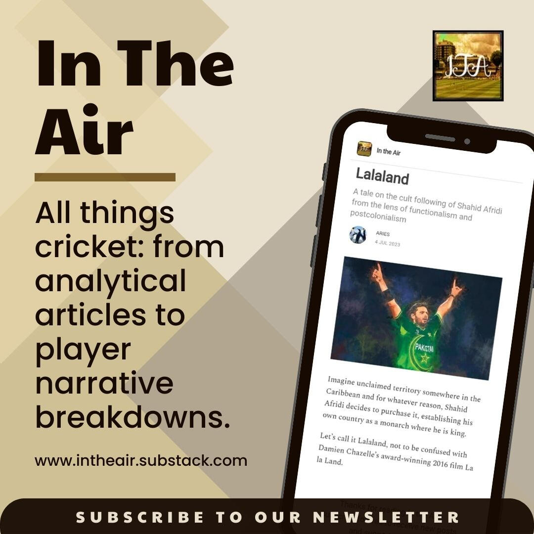 in the air cricket newsletter